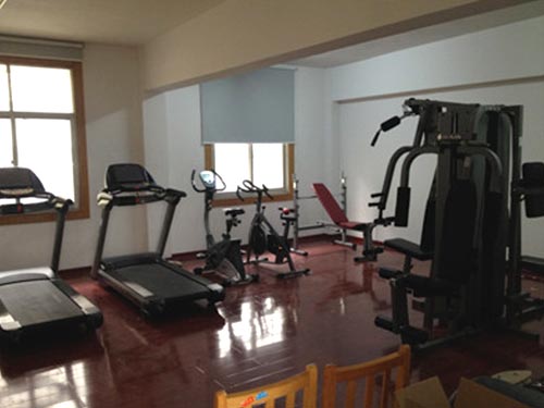 懷化市中鐵培訓(xùn)基地健身房